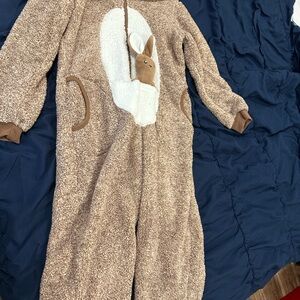 Brown Bunny Onesie Pajamas